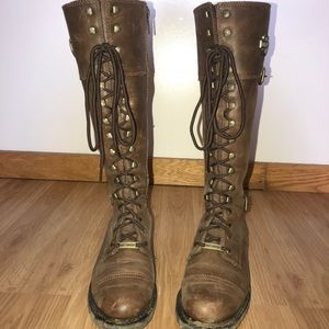 Harley Davidson lace up boots